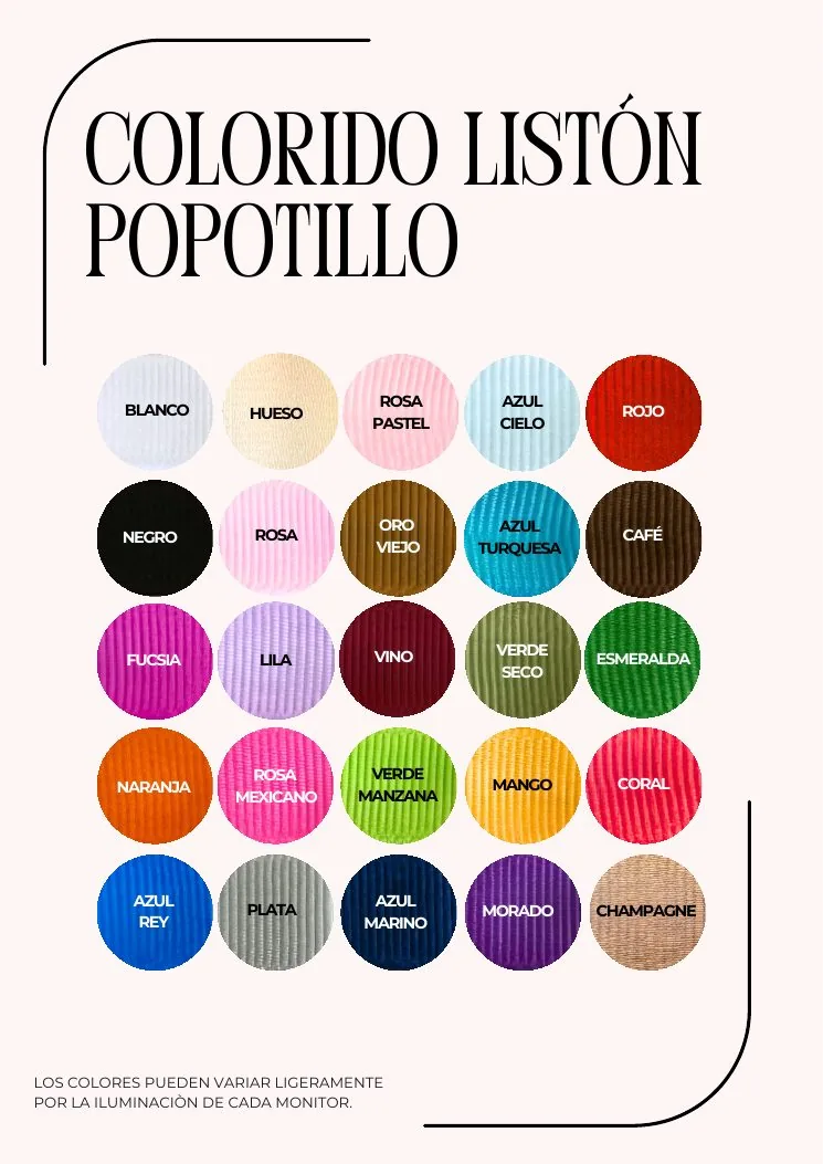 Listón popotillo